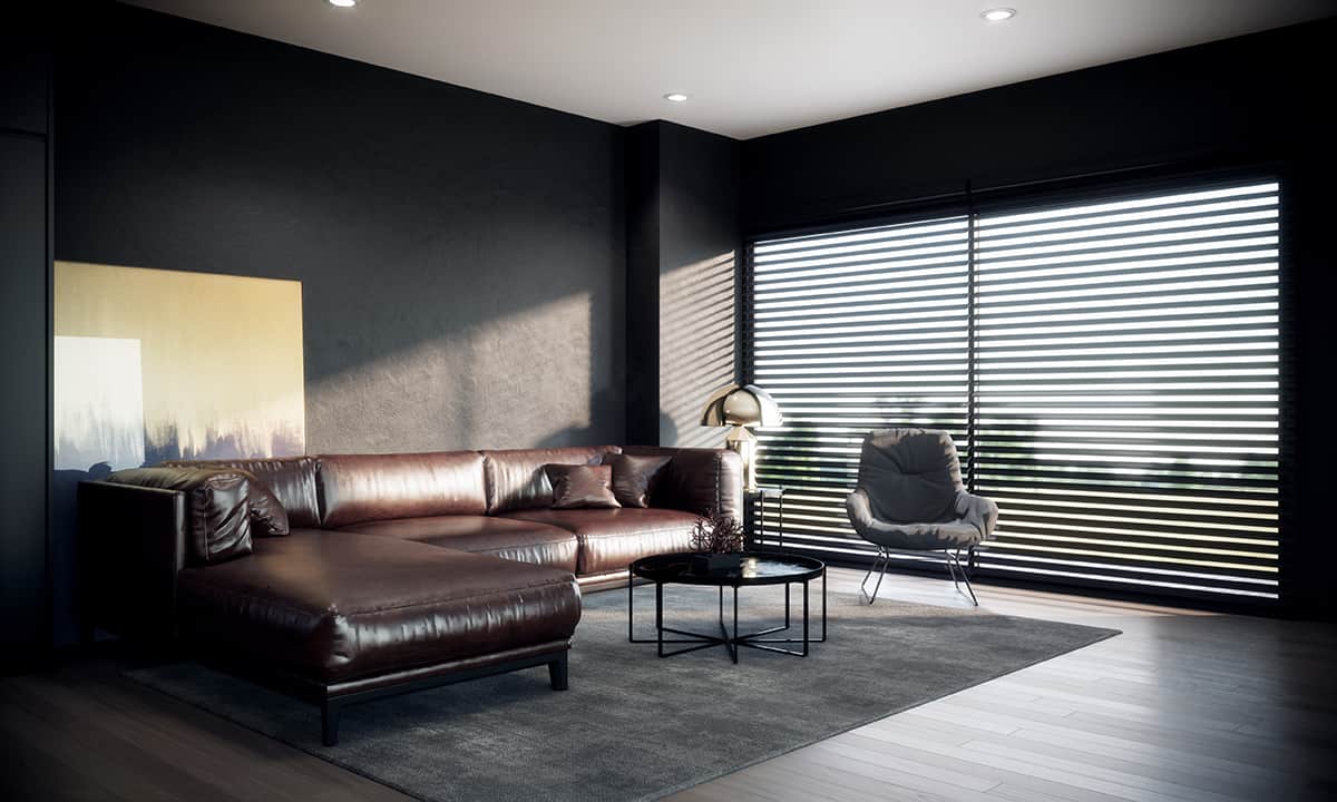 Try Dark Brown Leather Sofa for a Modern Touch