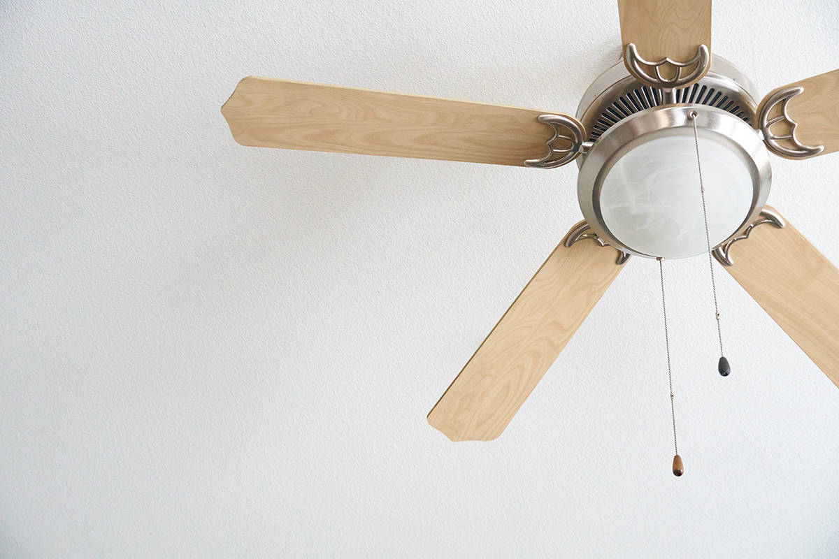 Beige Ceiling Fan 