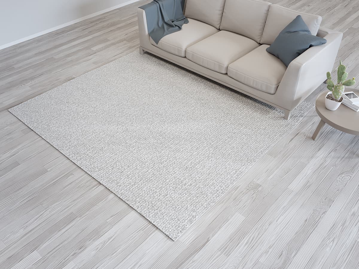 Grey Rug and Grey Flooring