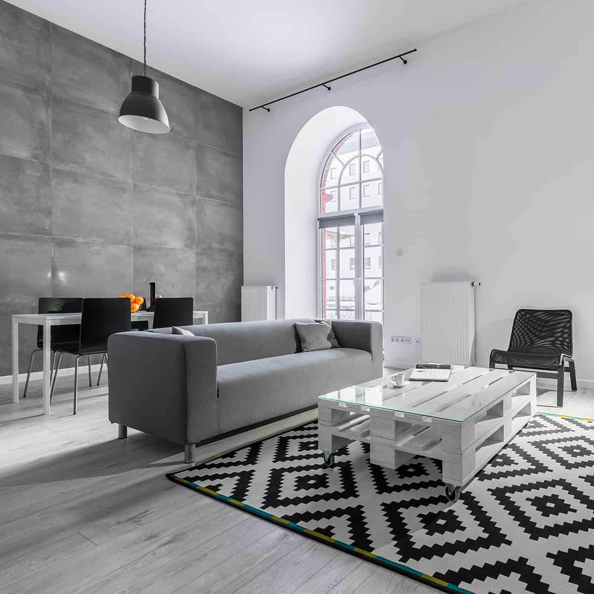 Neutral Colors and Grey Floor