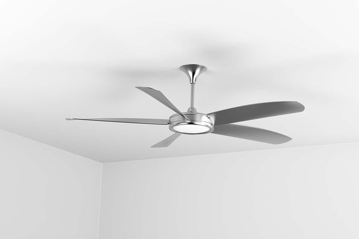 Silver ceiling fans