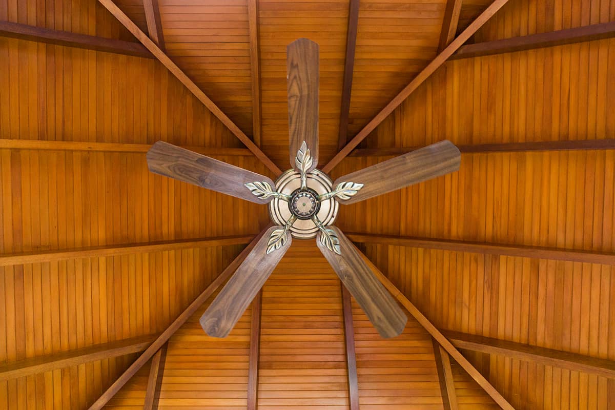 Wood ceiling fans