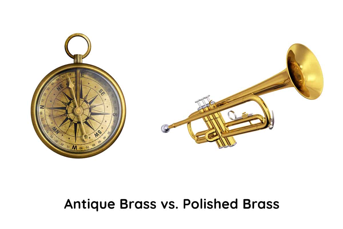 Antique Brass vs. Polished Brass