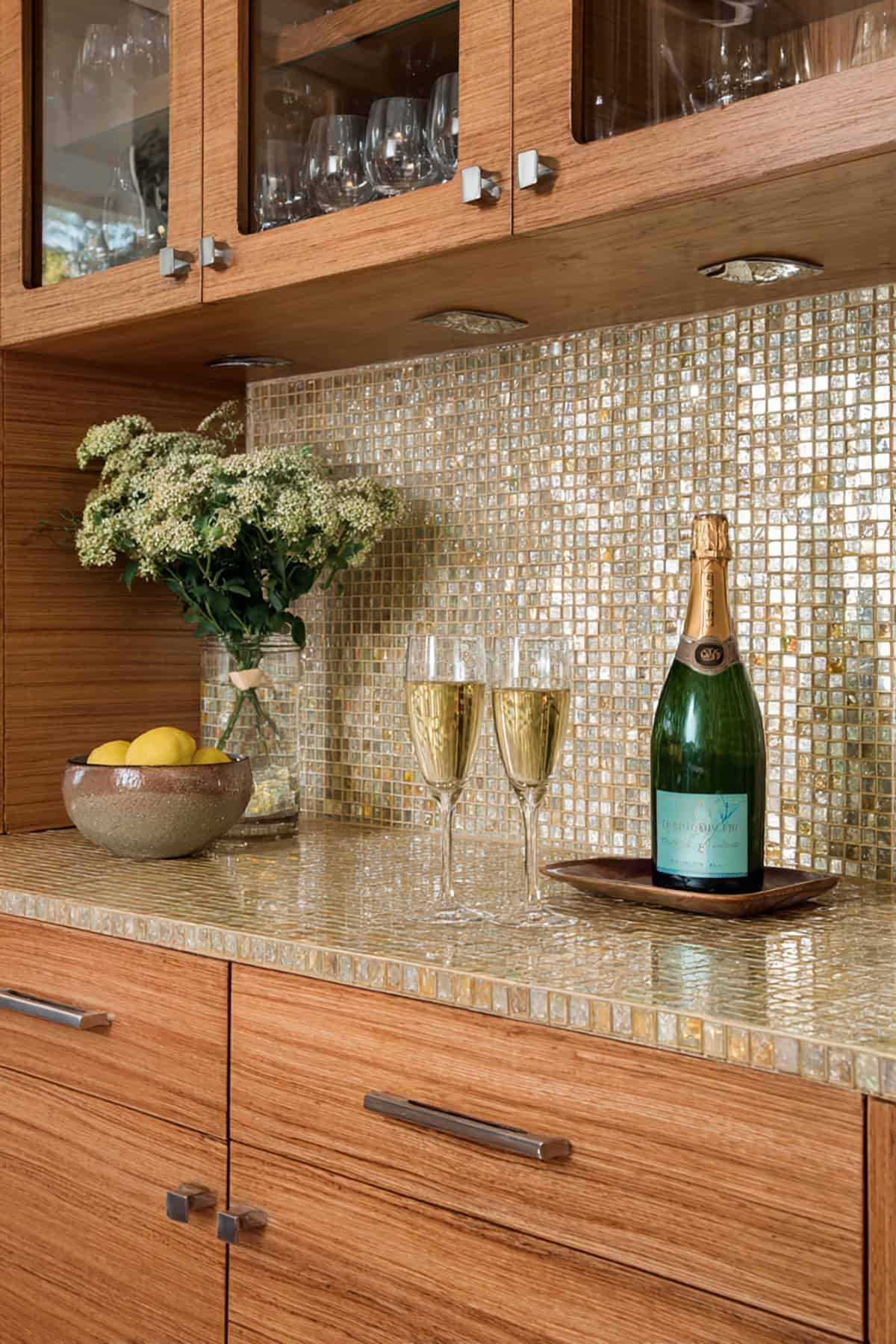 Champagne Glass Mosaic