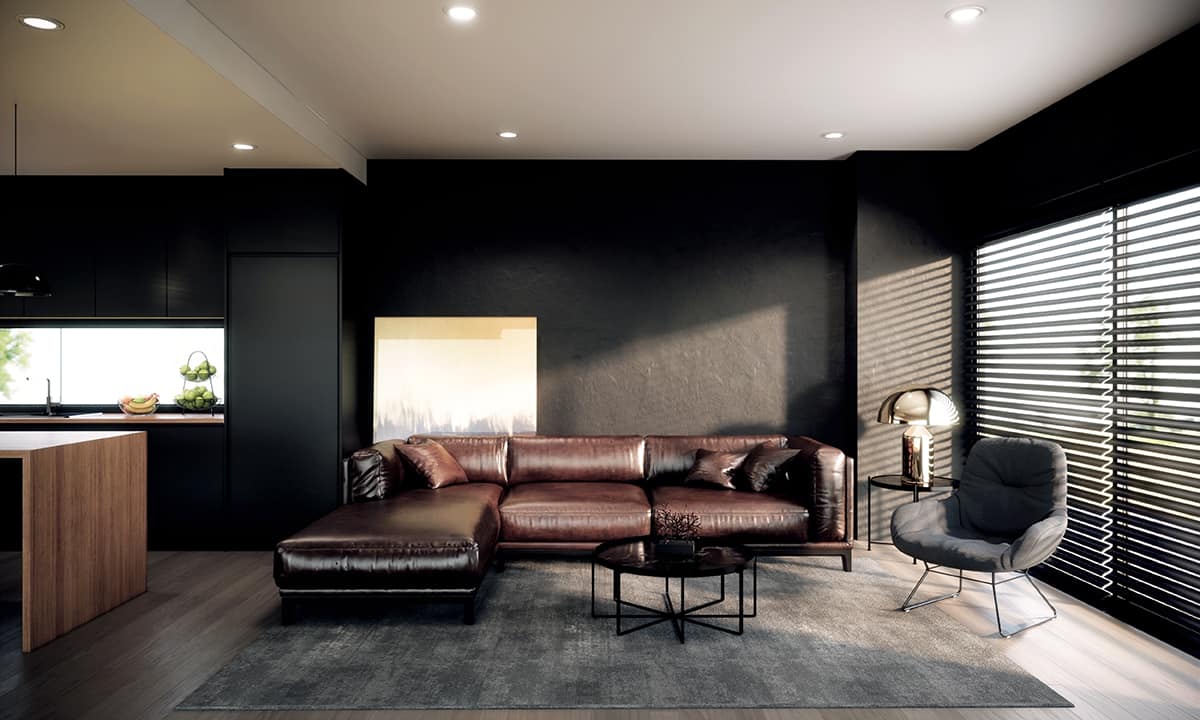 Charcoal Grey Walls