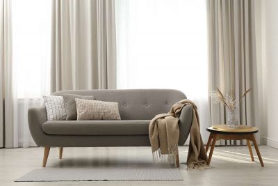 What Color Curtains with Gray Couch?