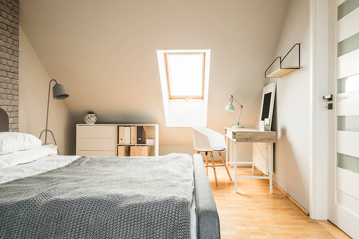 Loft Bedroom with Desk