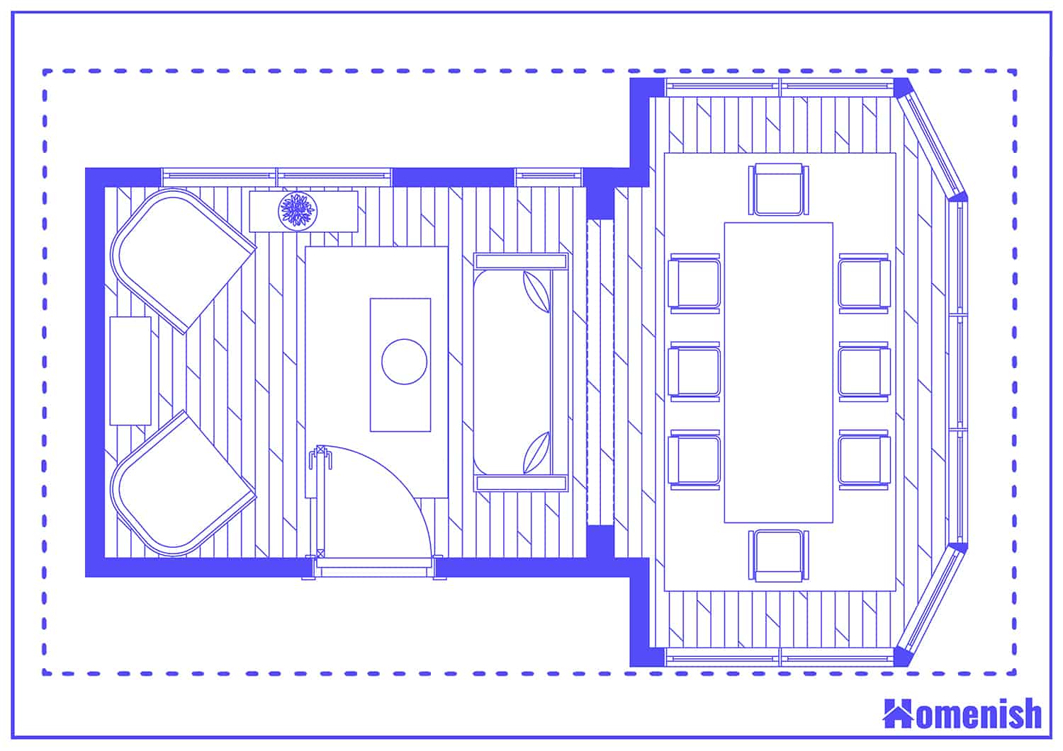 Minimalist Living Room Layout Floor Plan
