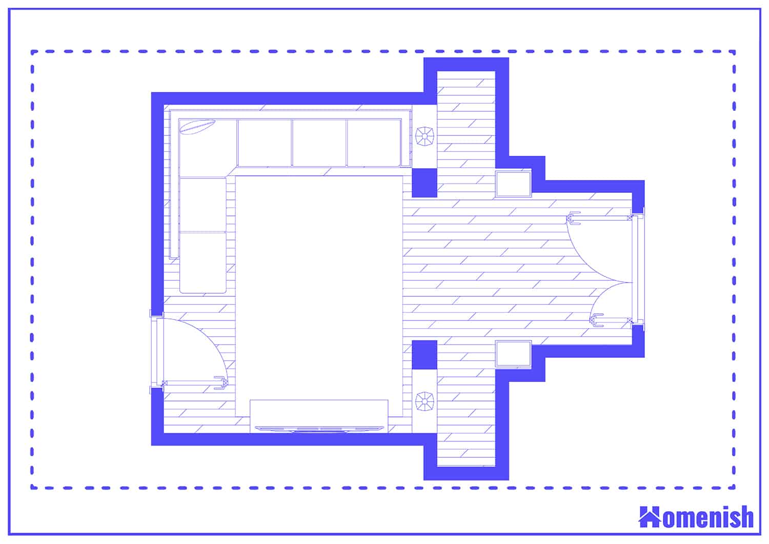Neutral Small Living Room Layout Floor Plan