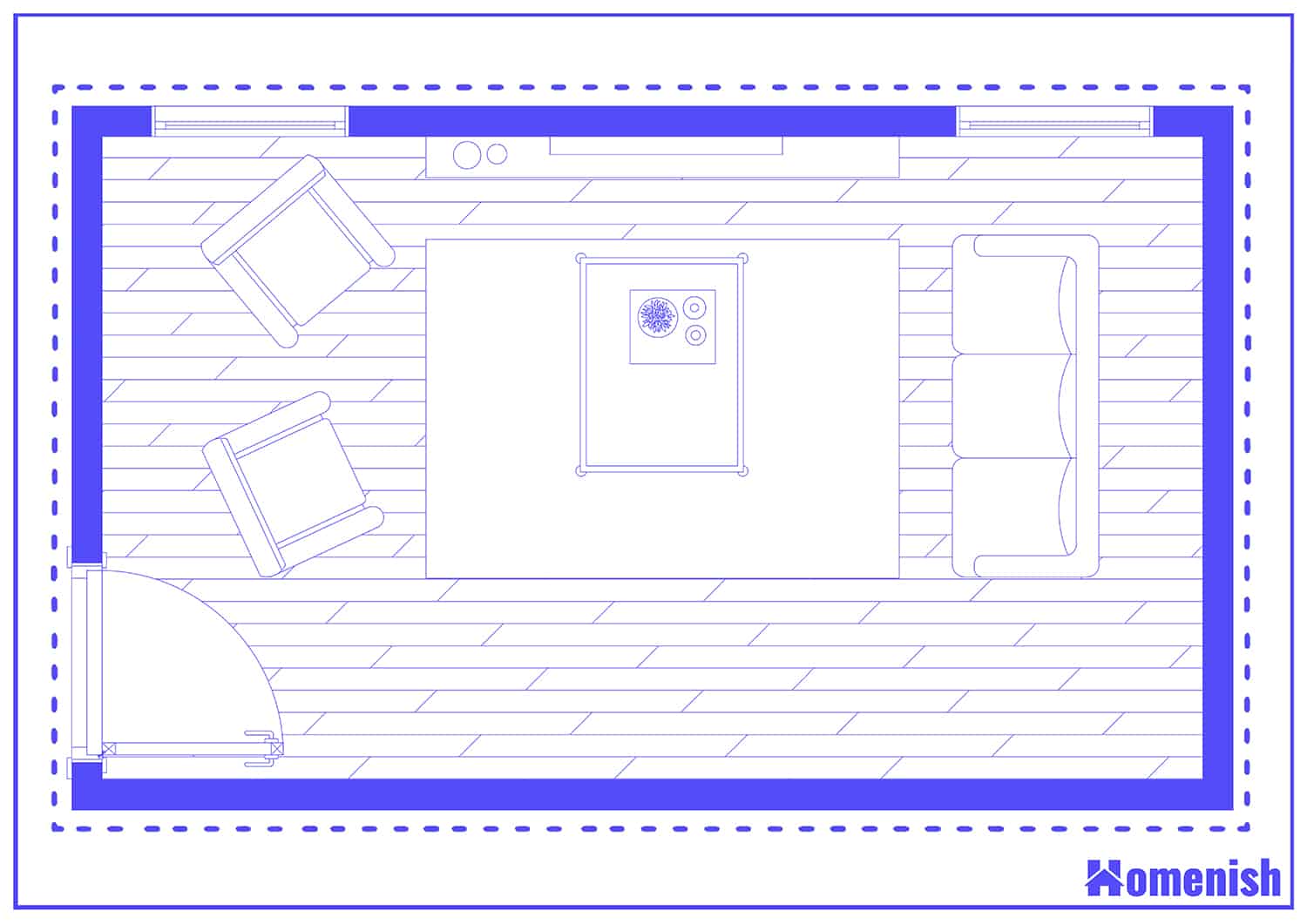 Seating Area Layout Floor Plan