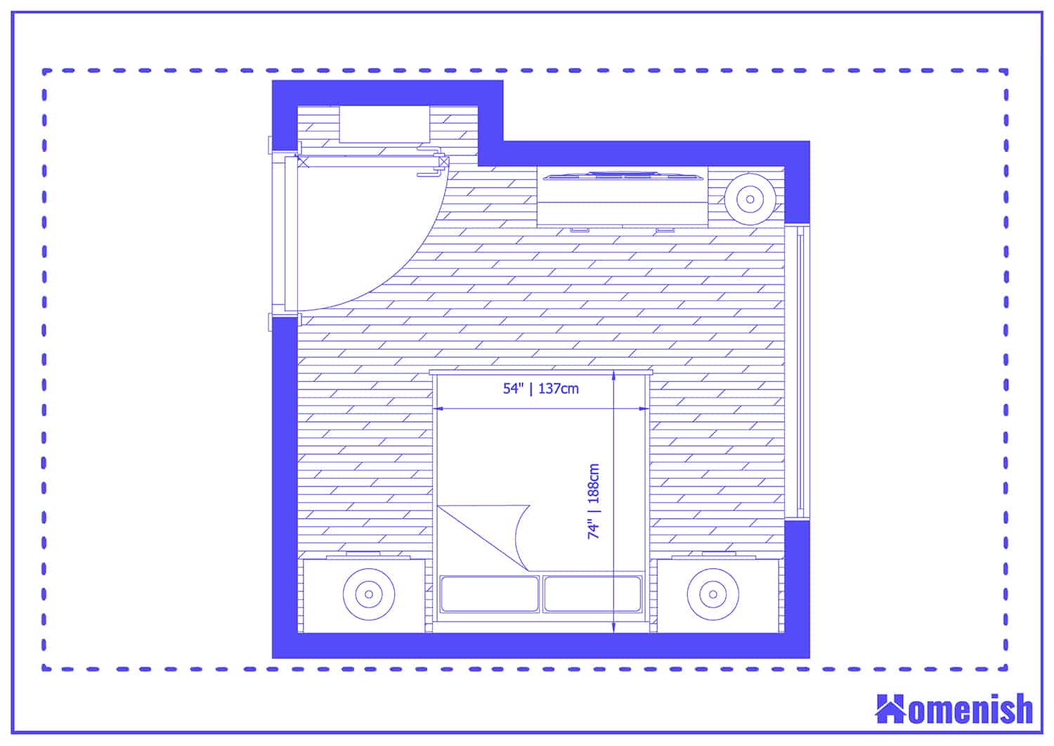 Simple Cozy Layout Floor Plan