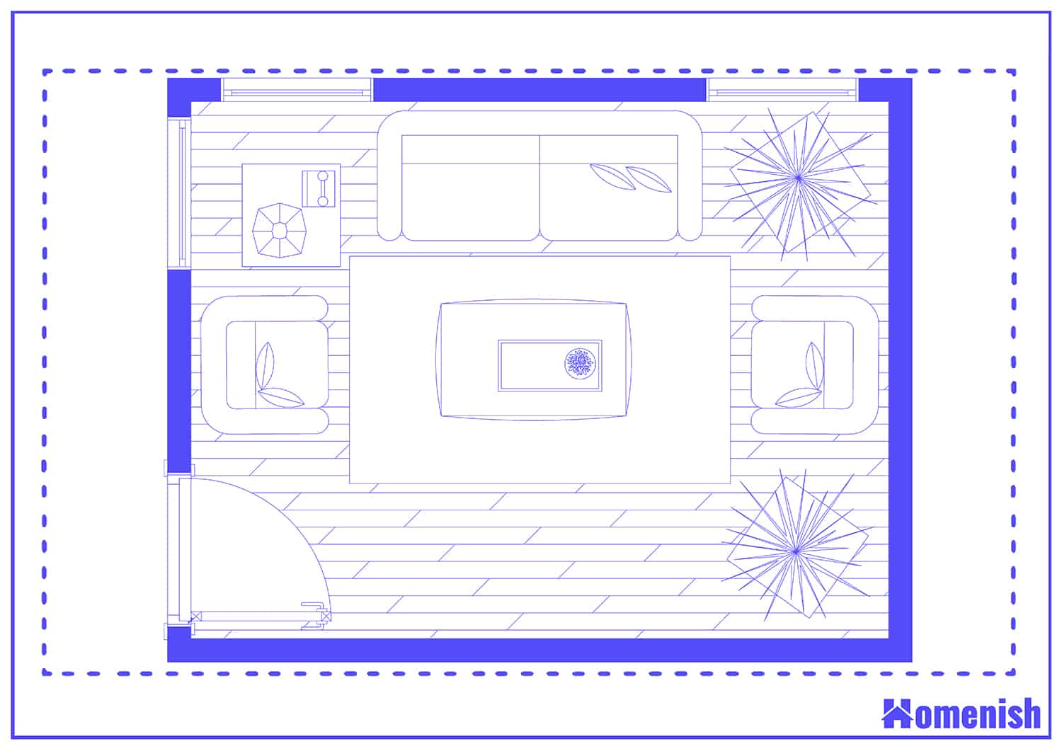 Small Seating Setup Floor Plan