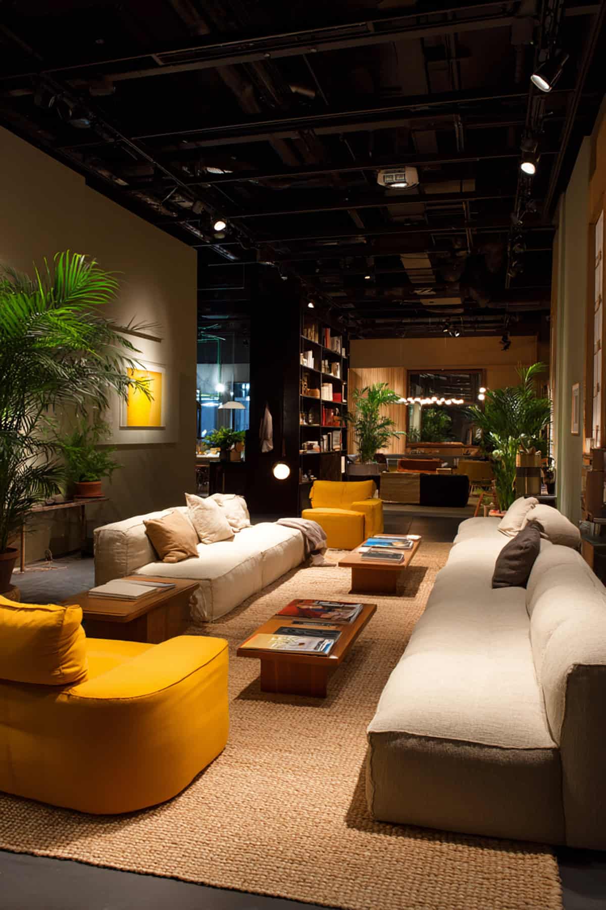 Mixed Seating Clusters Within One Long Space