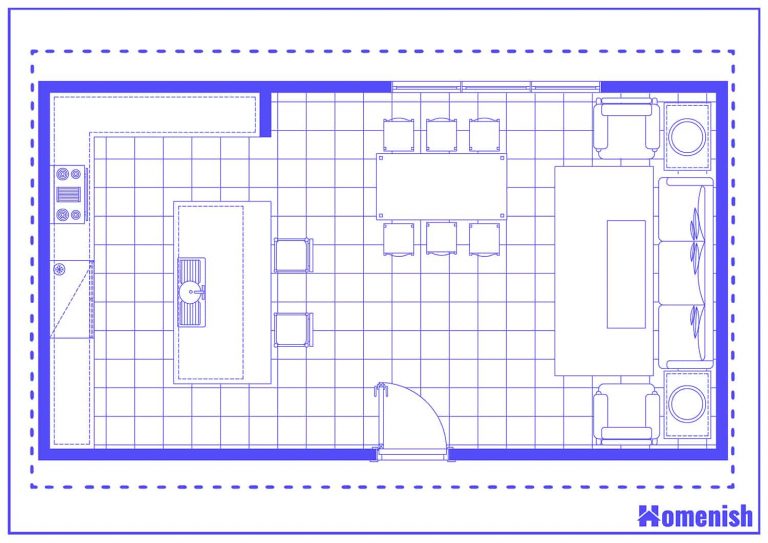 12 Living Room and Dining Combo Layouts