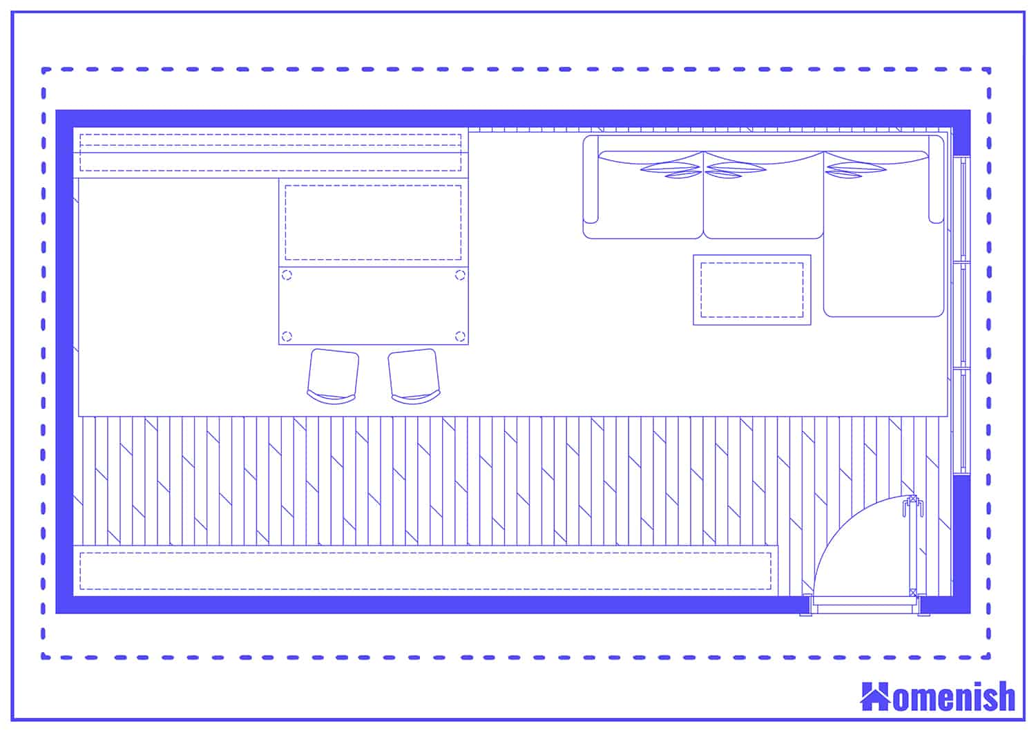 Open Plan Living Room Layout Floor Plan