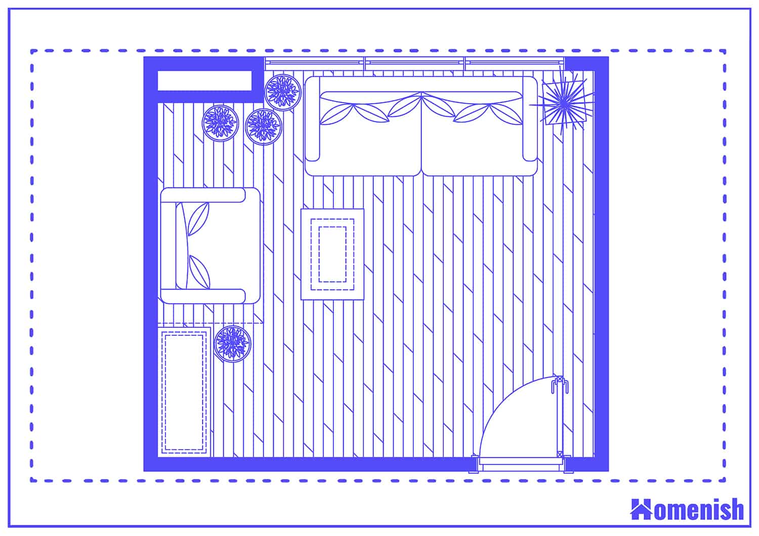 Sloped Ceiling Living Room Layout Floor Plan