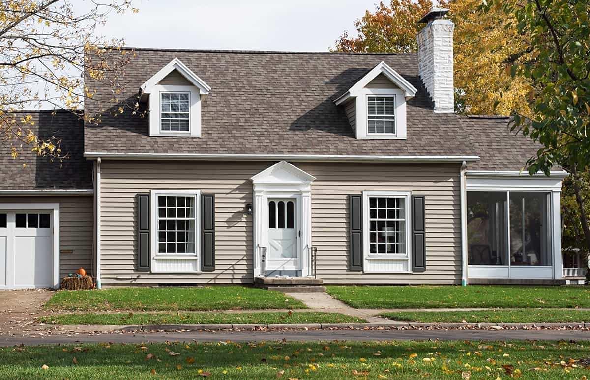 Two-Toned Gray with Black Trim