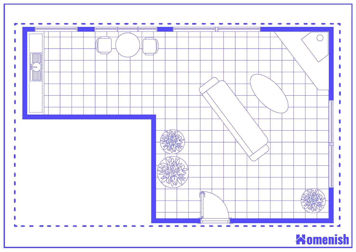 Cozy Corner Fireplace Floor Plan