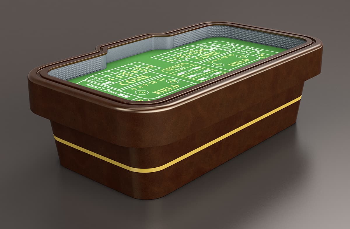 Craps Table Dimension