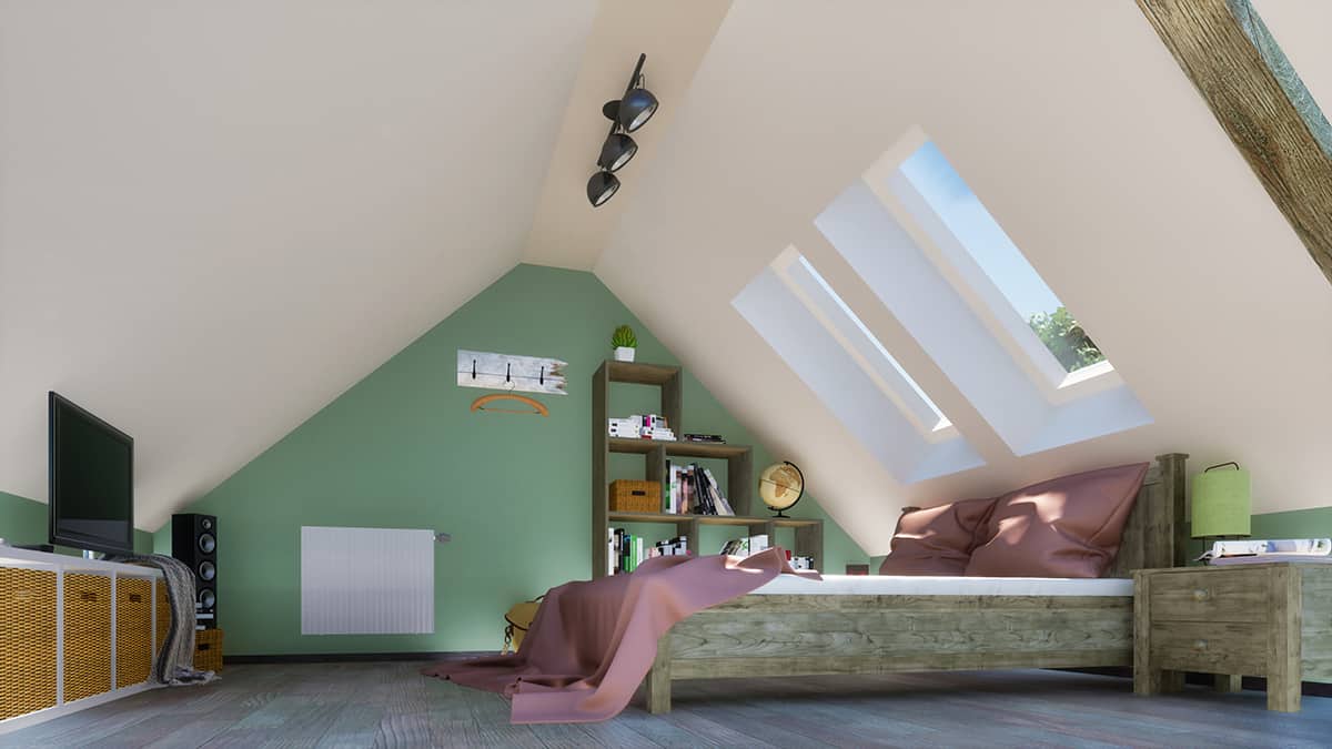 Just embrace the Coziness of the Low Ceiling Attic
