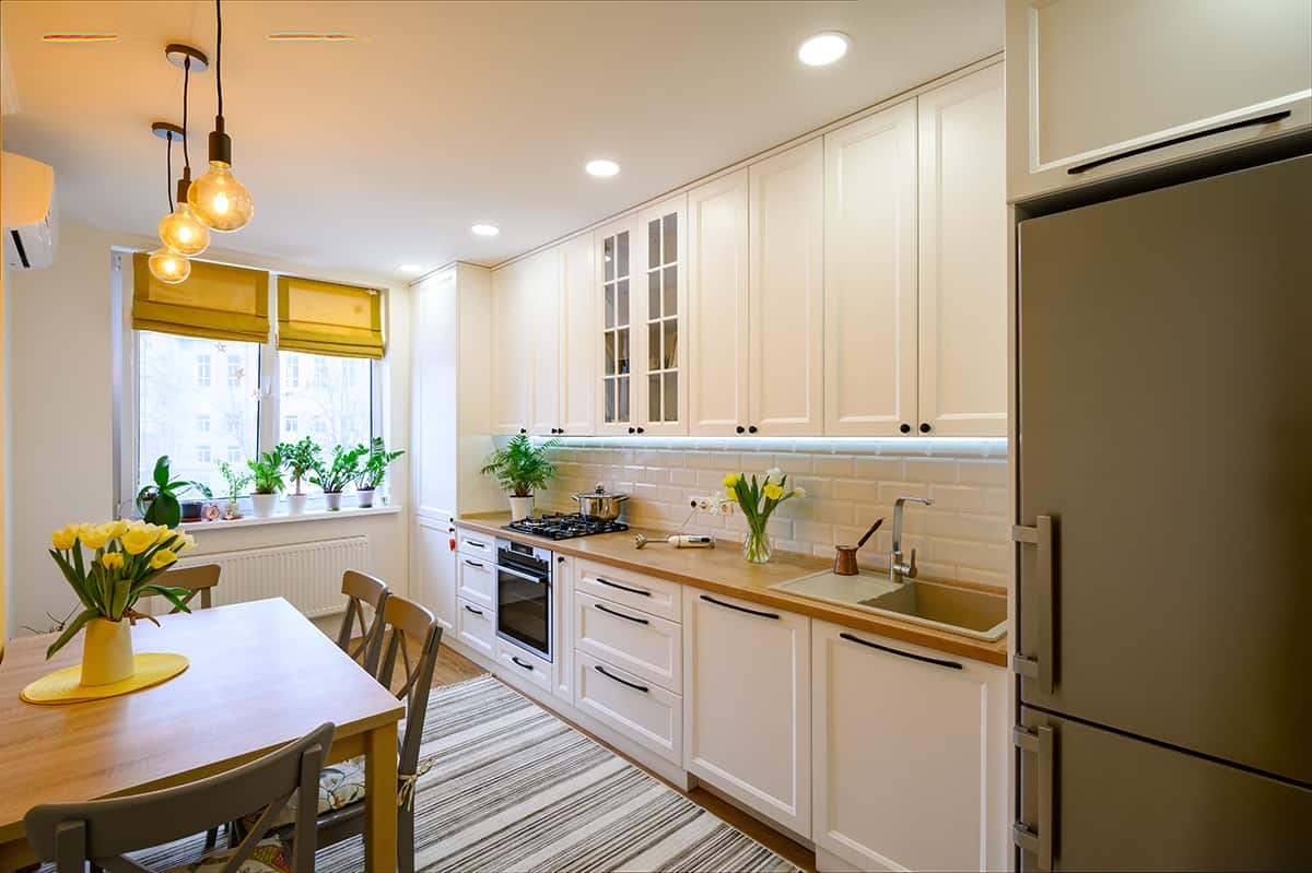 Mustard Yellow Decoration in the Kitchen