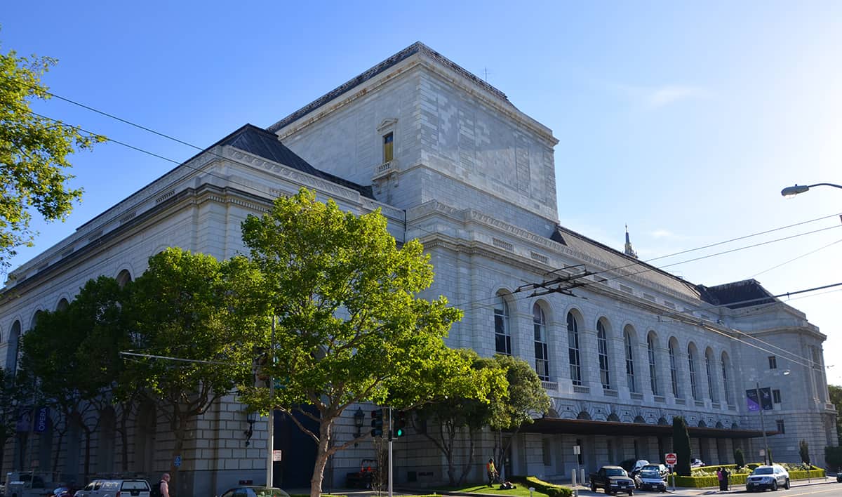 The War Memorial Opera House in San Francisco