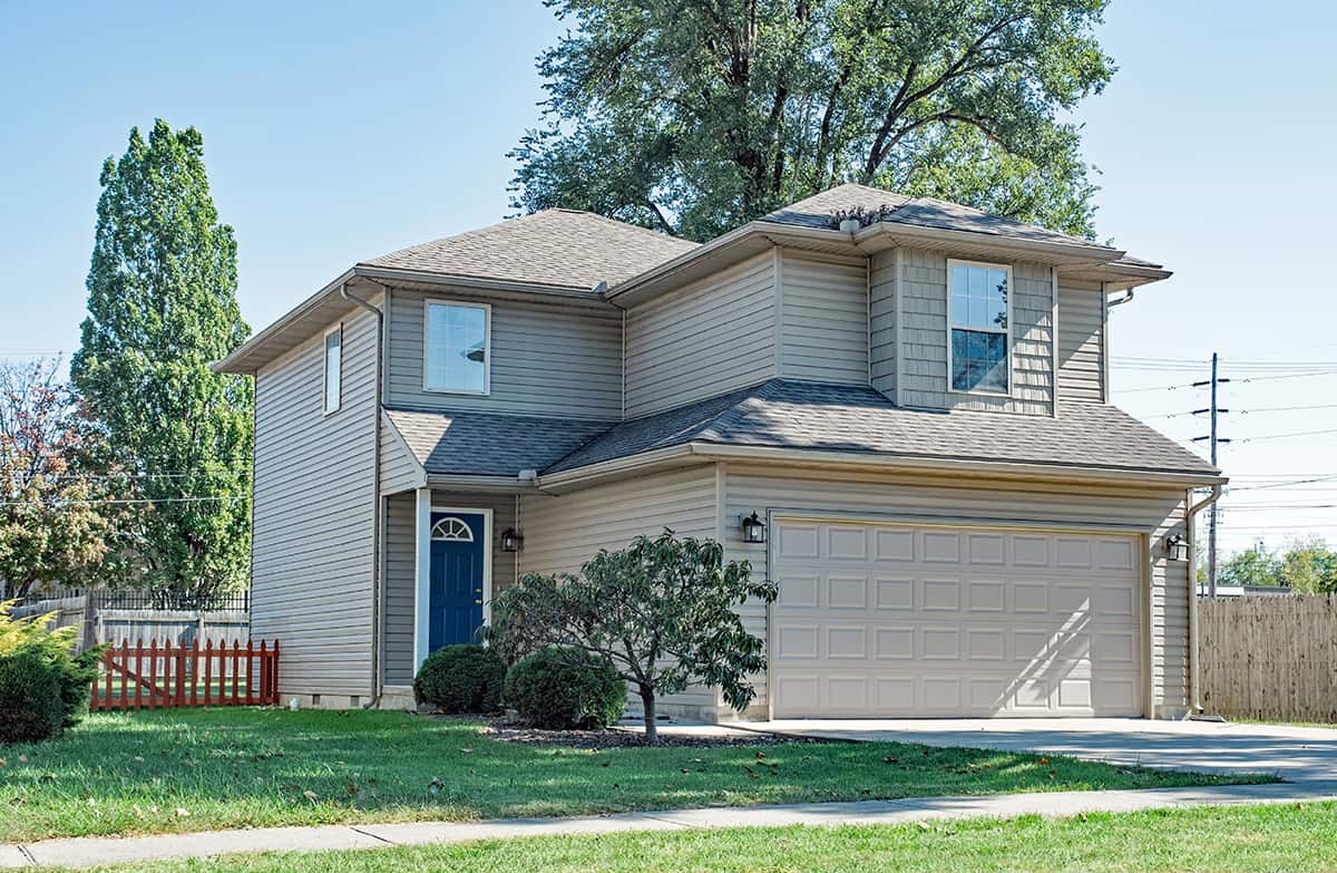 Tone it Down with a Deep Blue Front Door