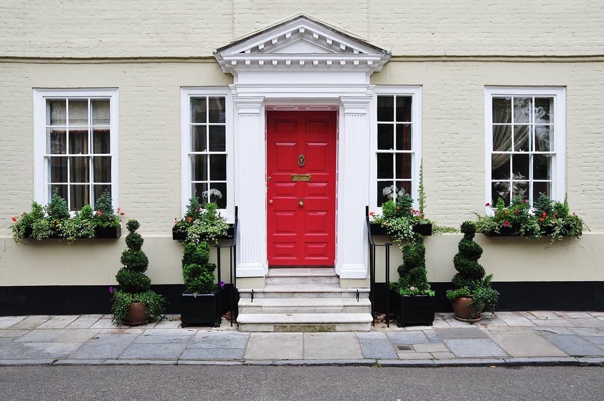 Whitewashed Brick for a Traditional Look