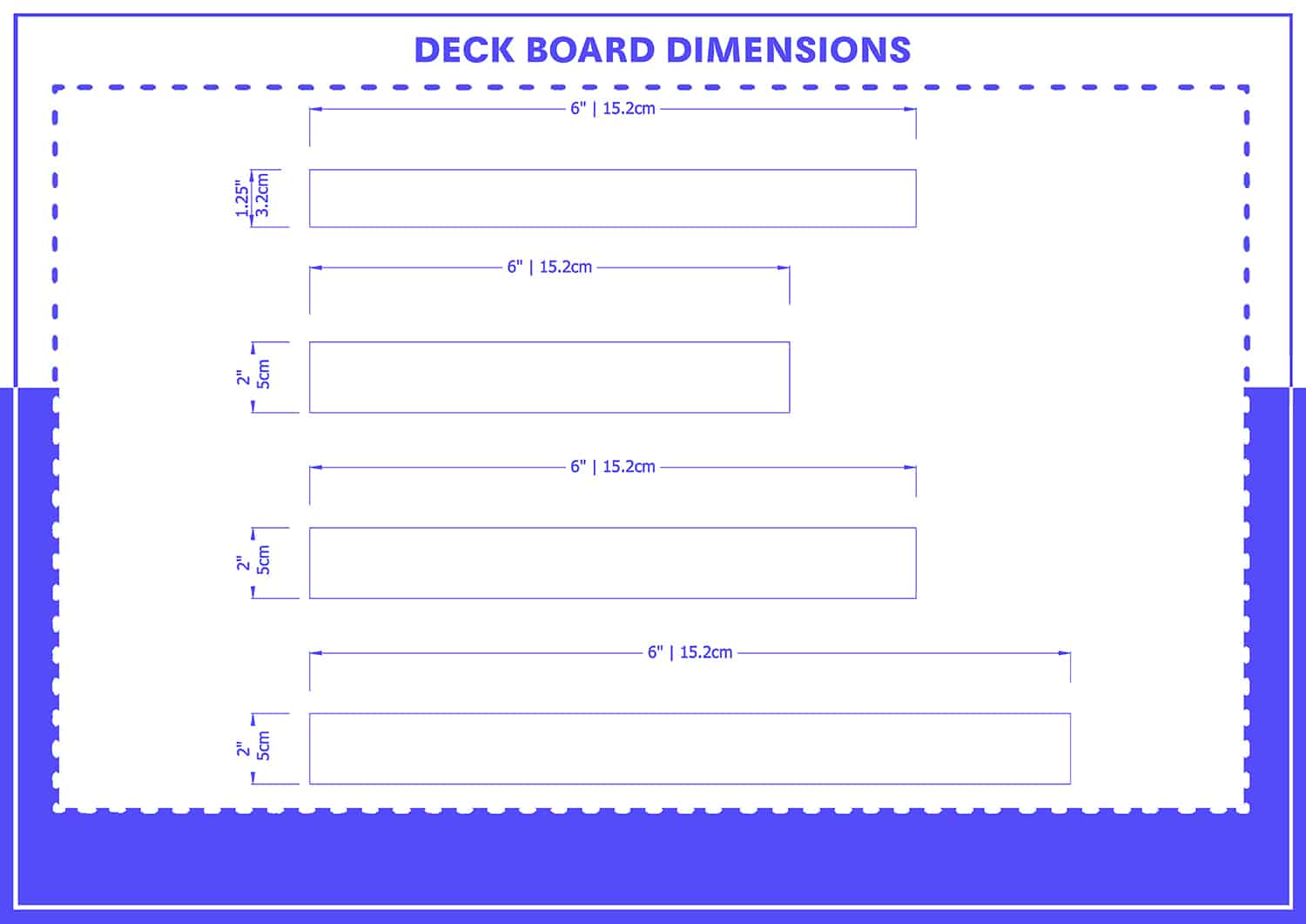 Deck Board Dimensions