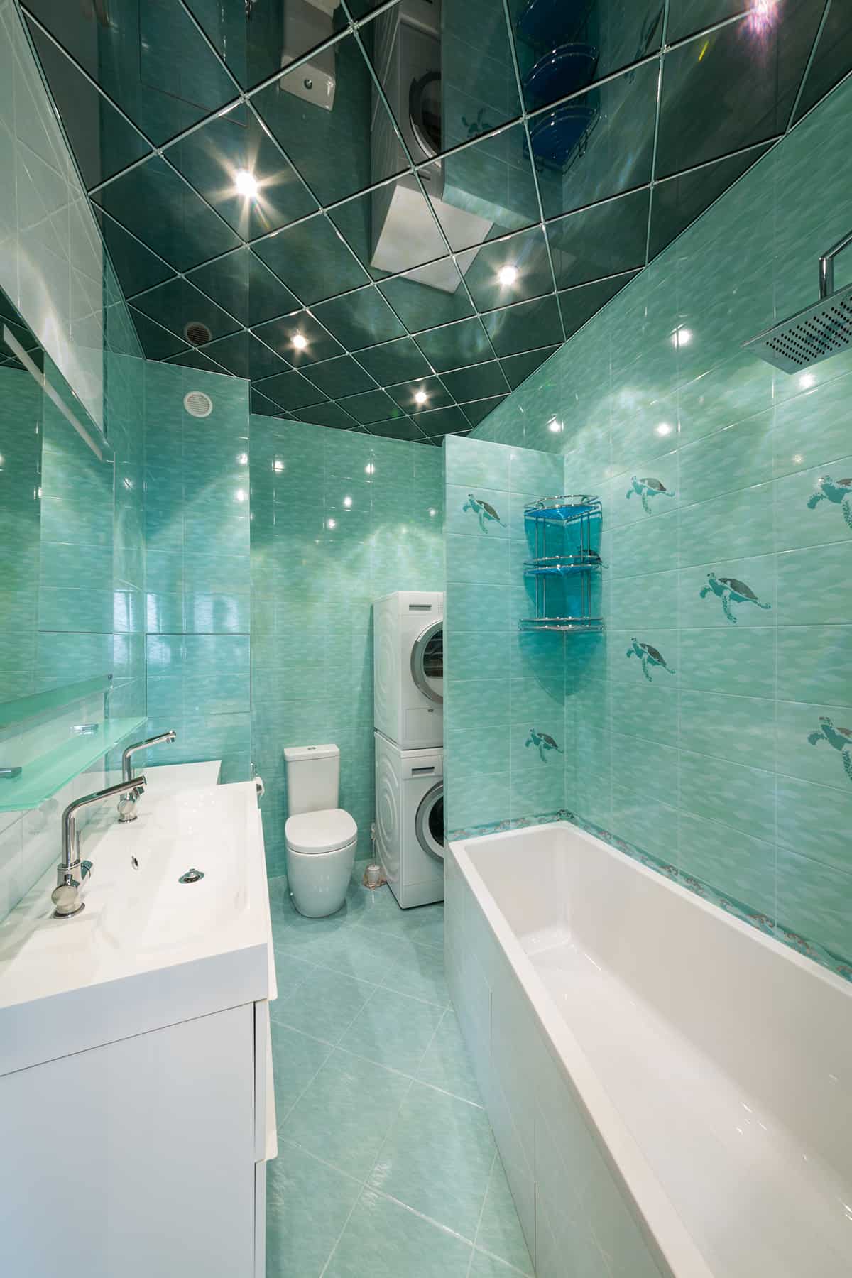 Aquamarine Bathroom Tiles
