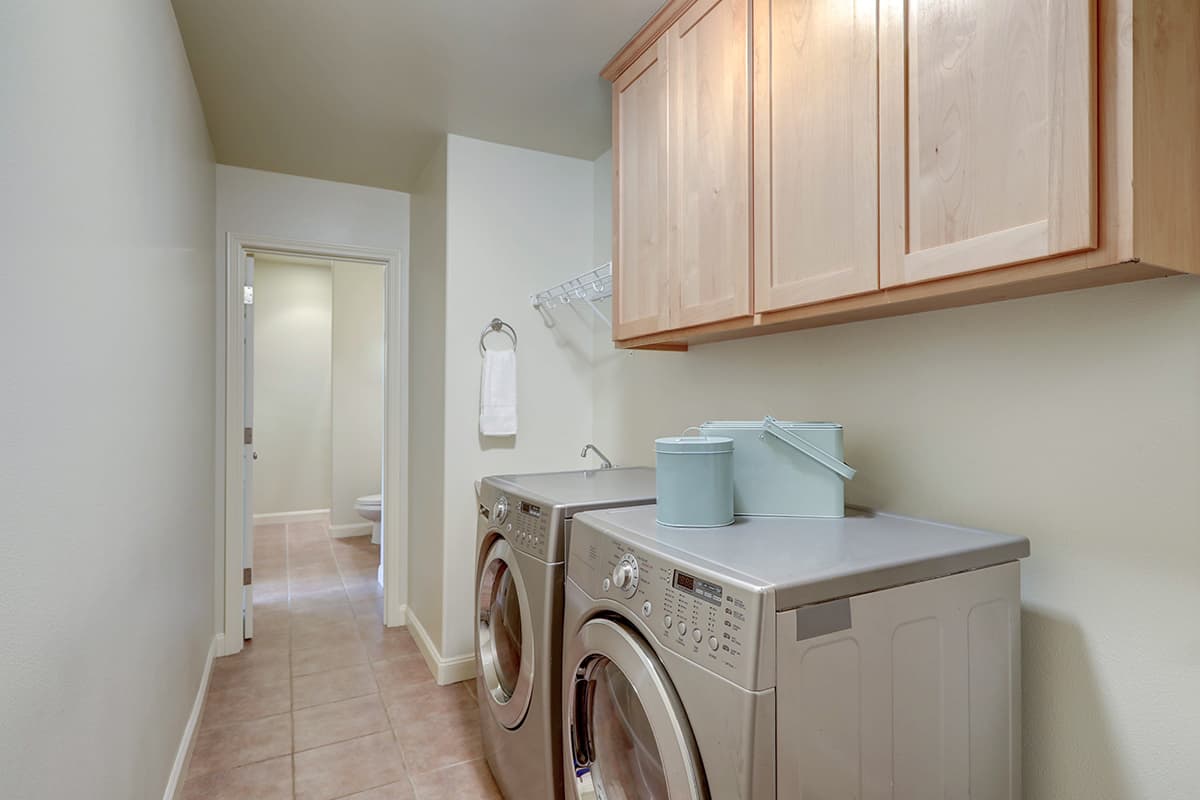 Bright Galley Laundry Room