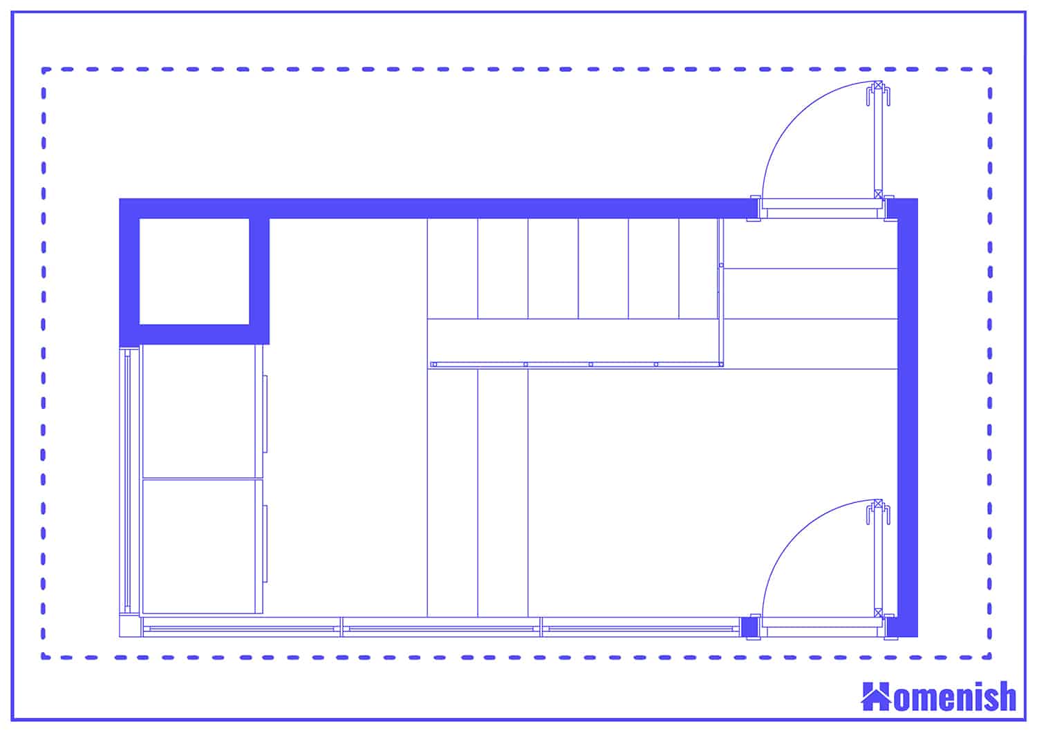 Hallway Laundry Area Layout