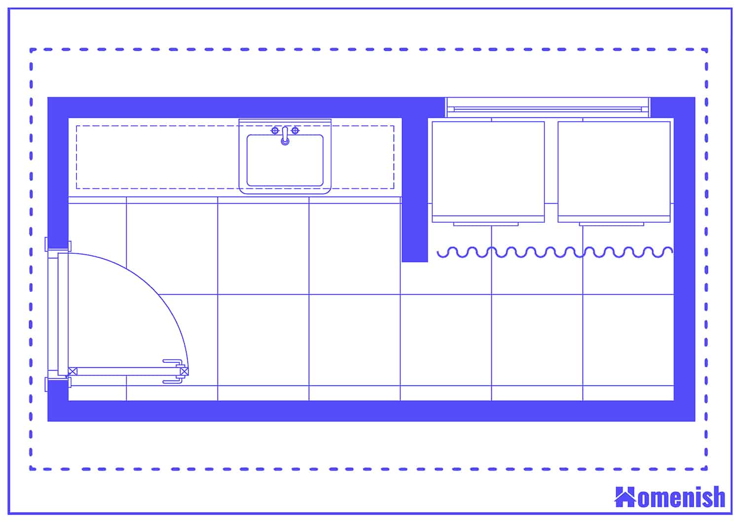 Hidden Laundry Room Layout