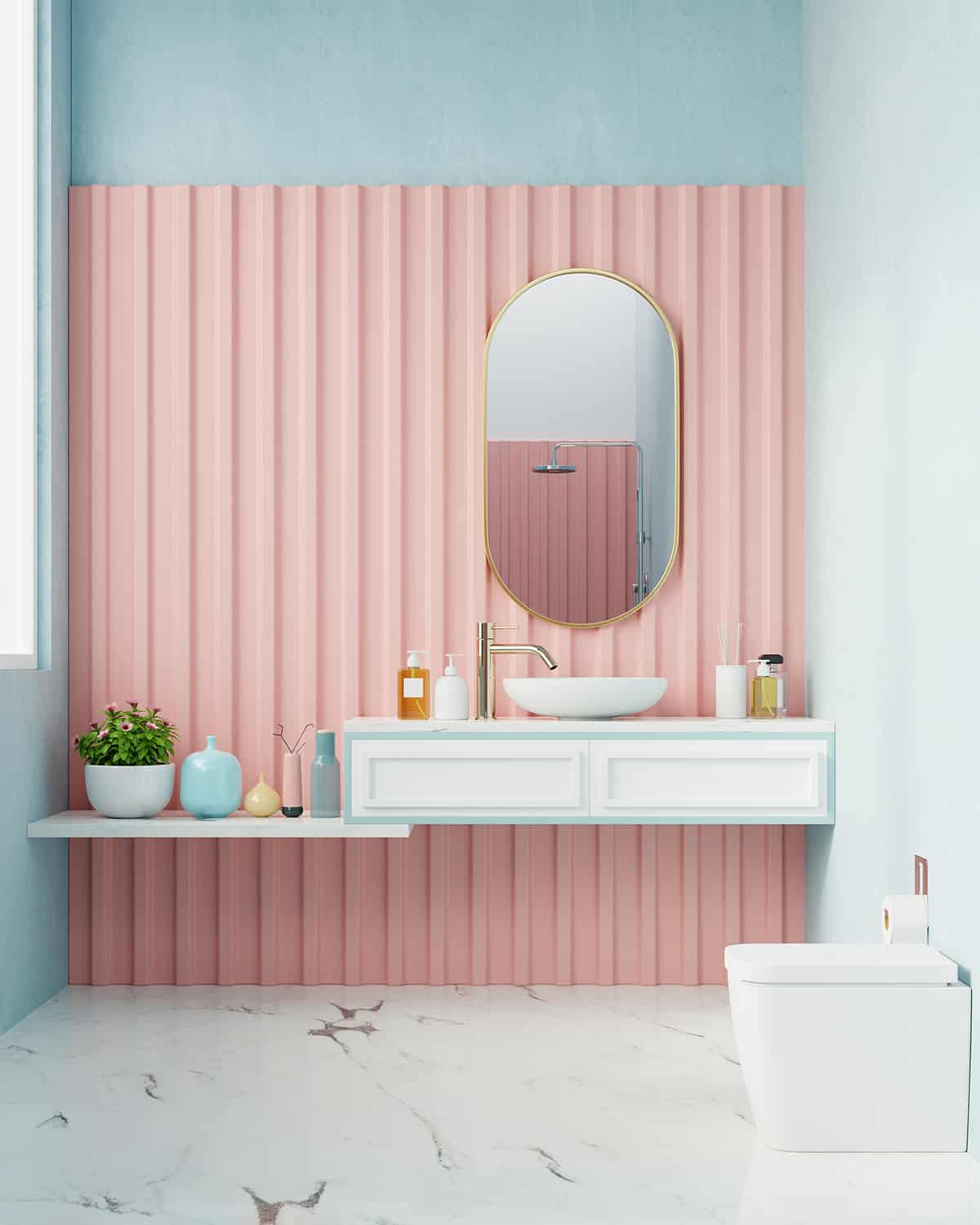 Light Pink Bathroom