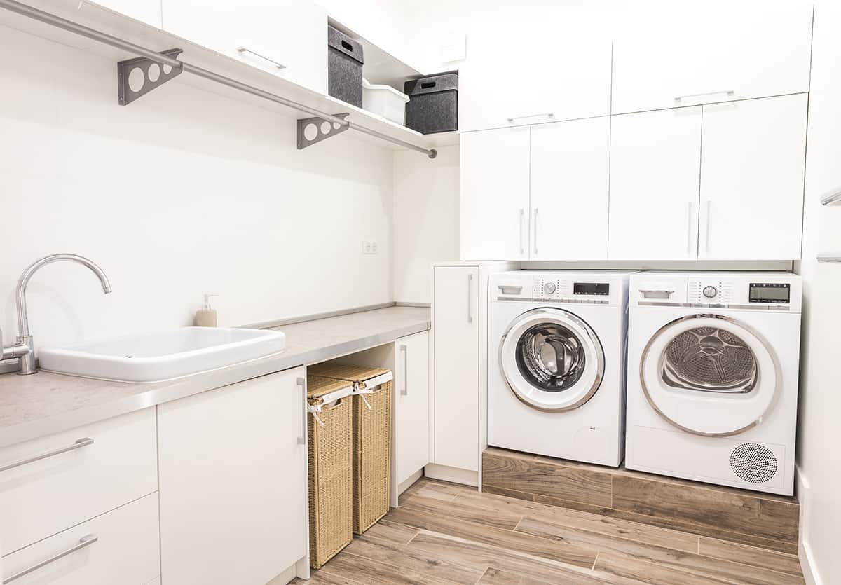 Organized Laundry Room