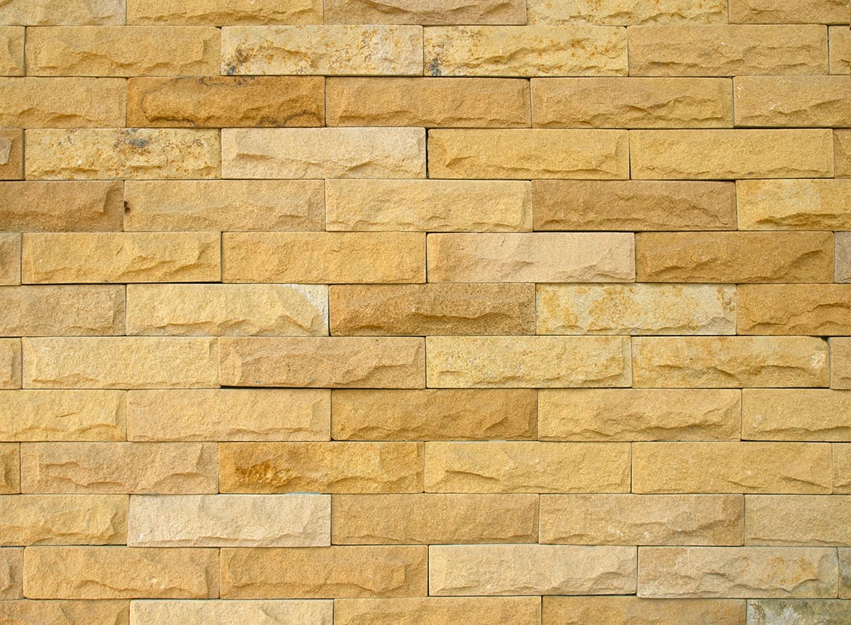 Sandstone feature wall