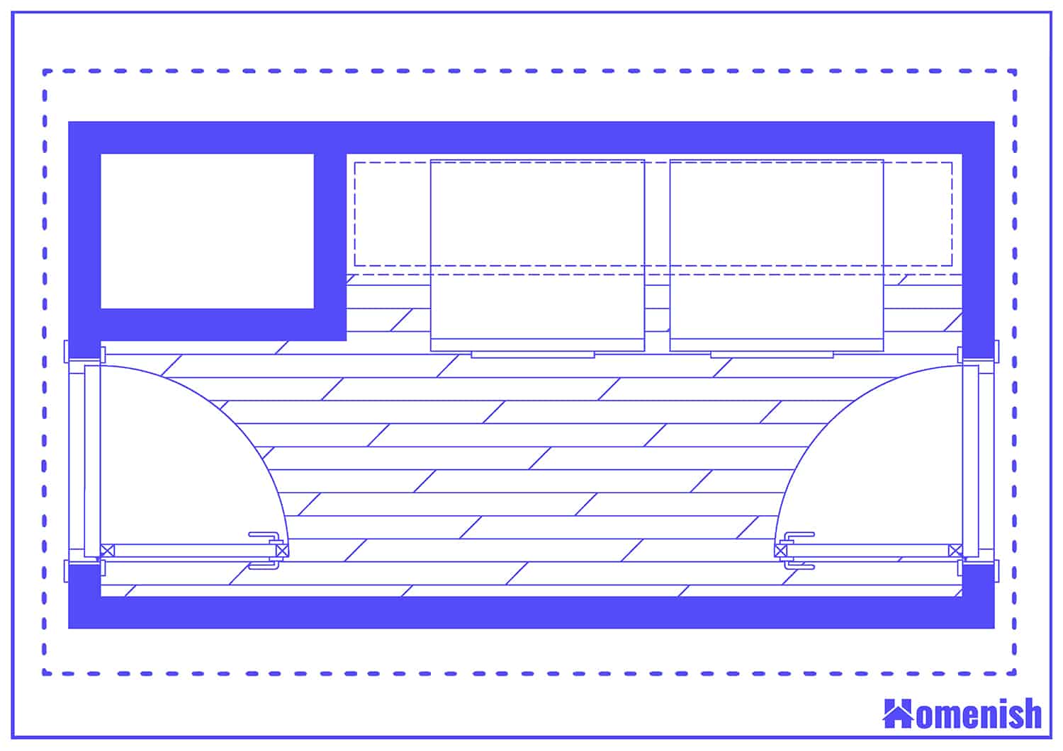 Small and Narrow Laundry Room Layout