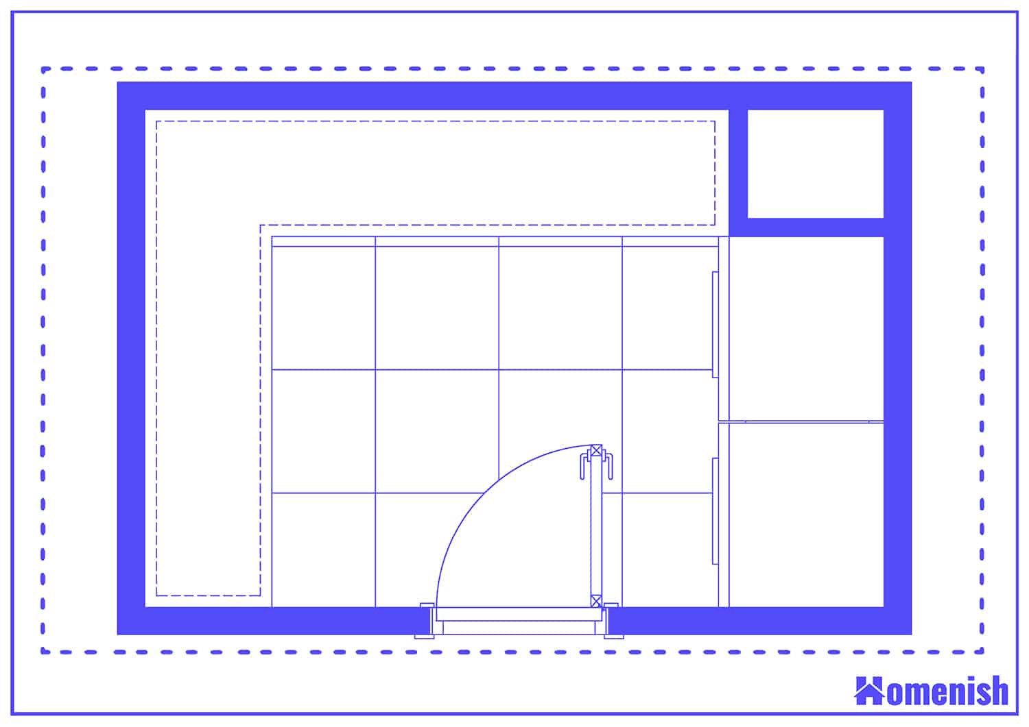 Square Laundry Room Layout