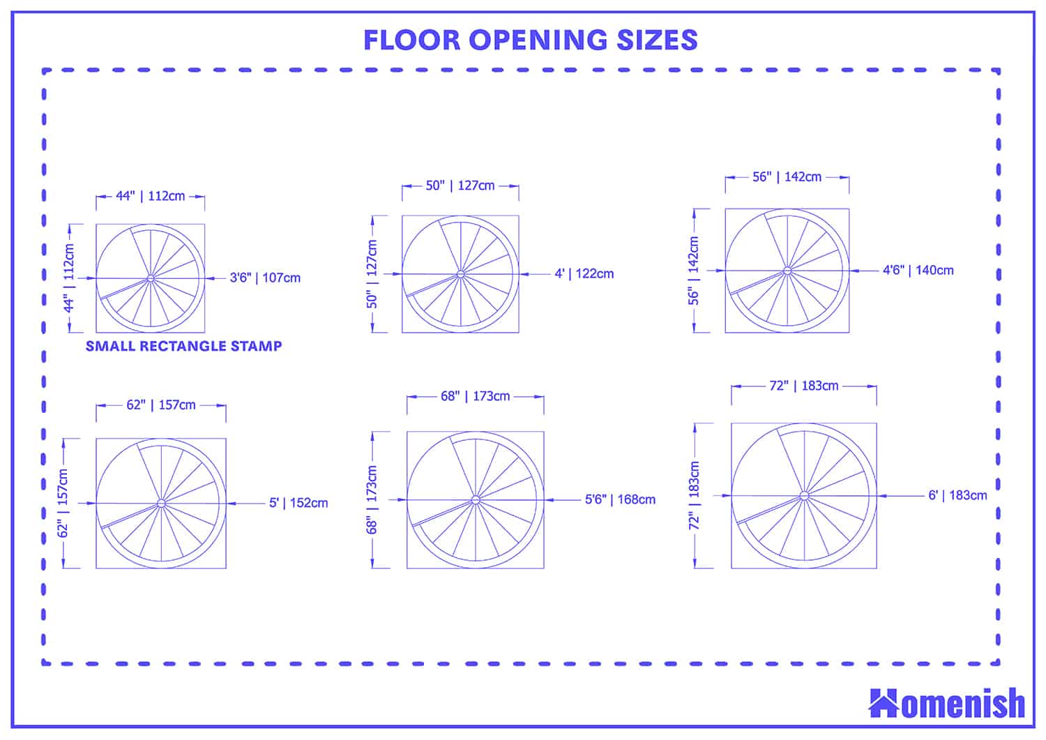 Guide To Standard Spiral Staircase Dimensions with Drawings Homenish