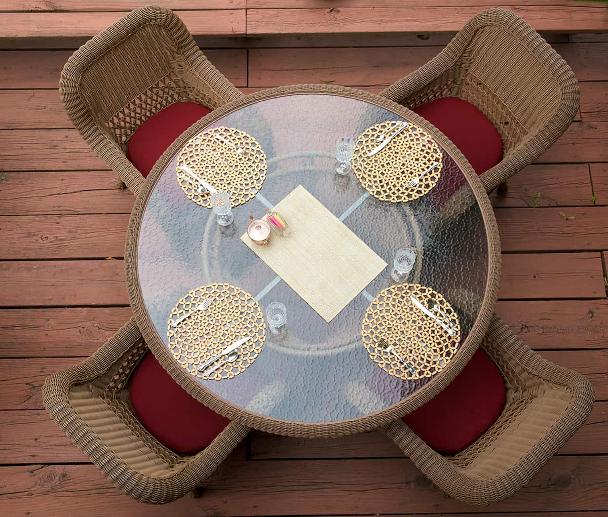 Glass Dining Table Placemats