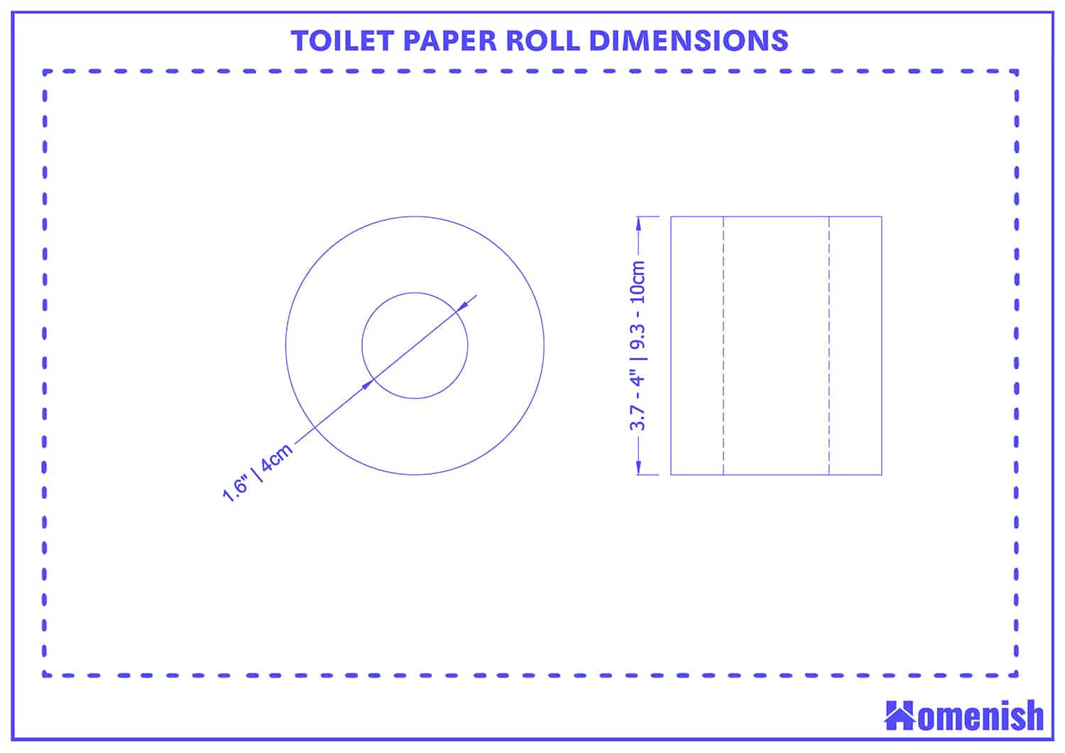 Toilet Paper Roll Dimensions