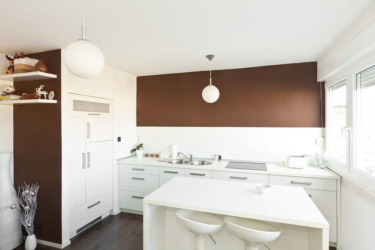 Brown Cream Cabinets