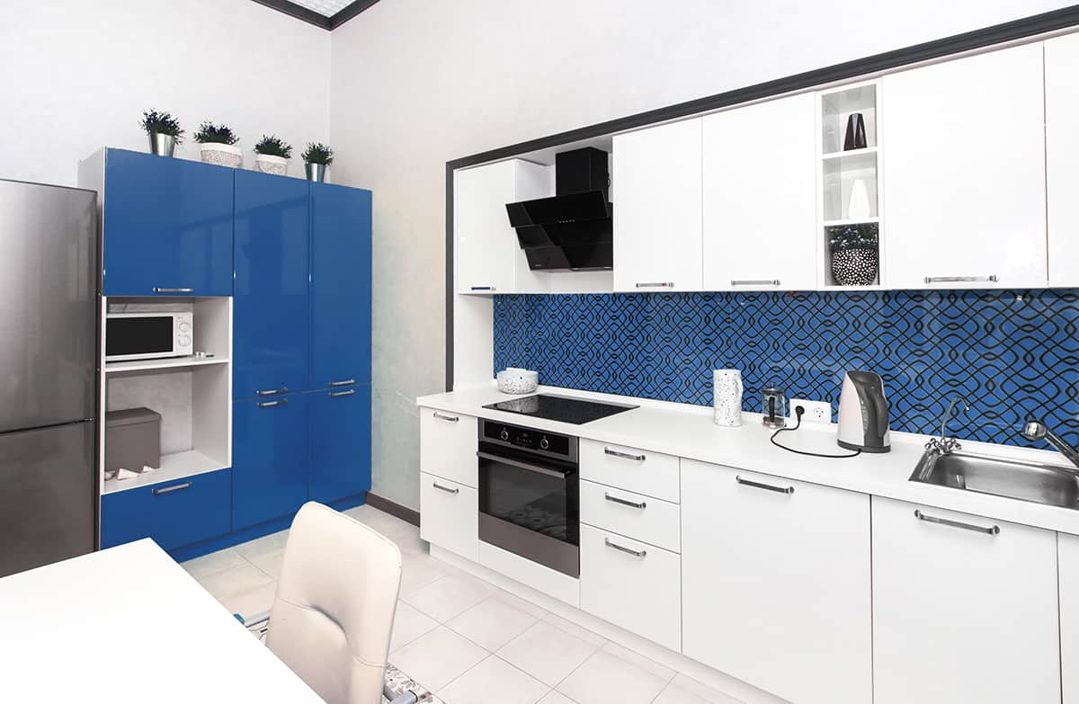 Cabinetry blue sapphire