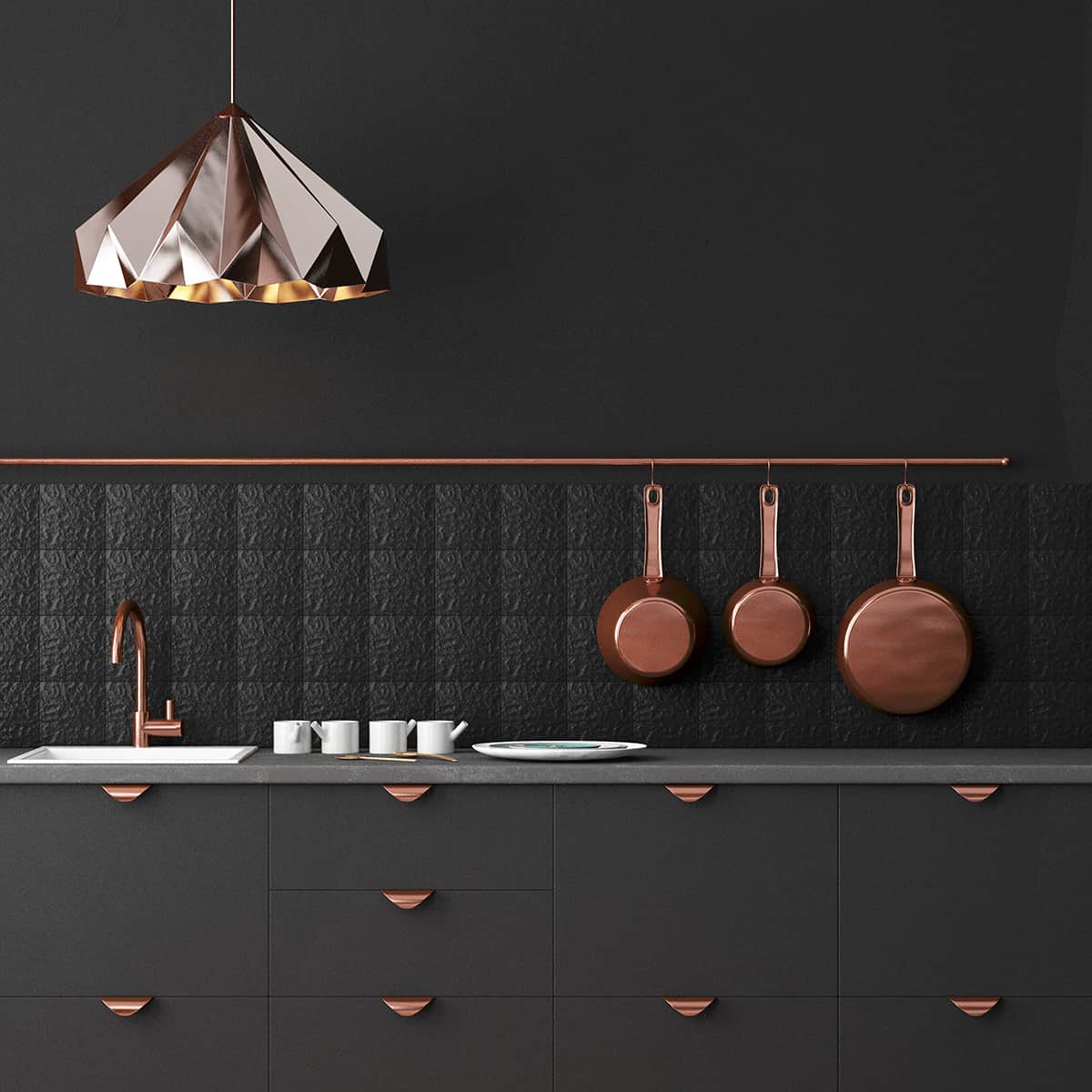 Copper Kitchen Hardware