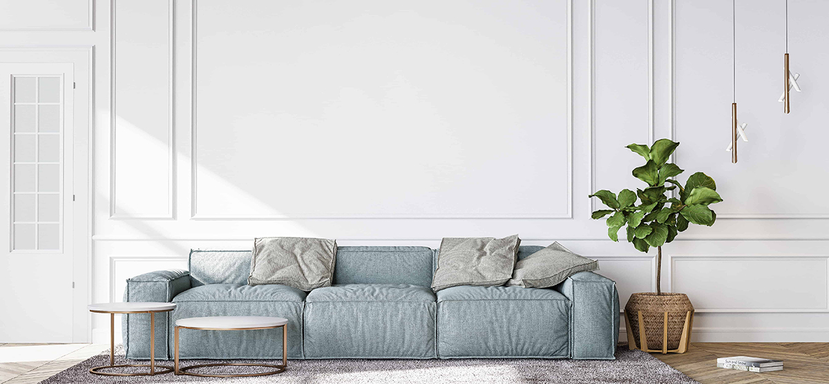 Gray Blue couch
