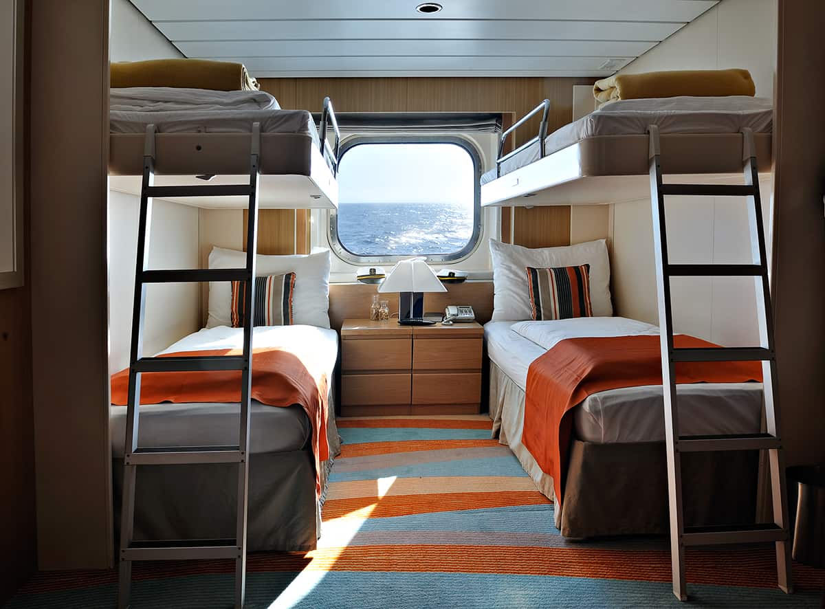 Quadruple Cabin Bedroom Layout