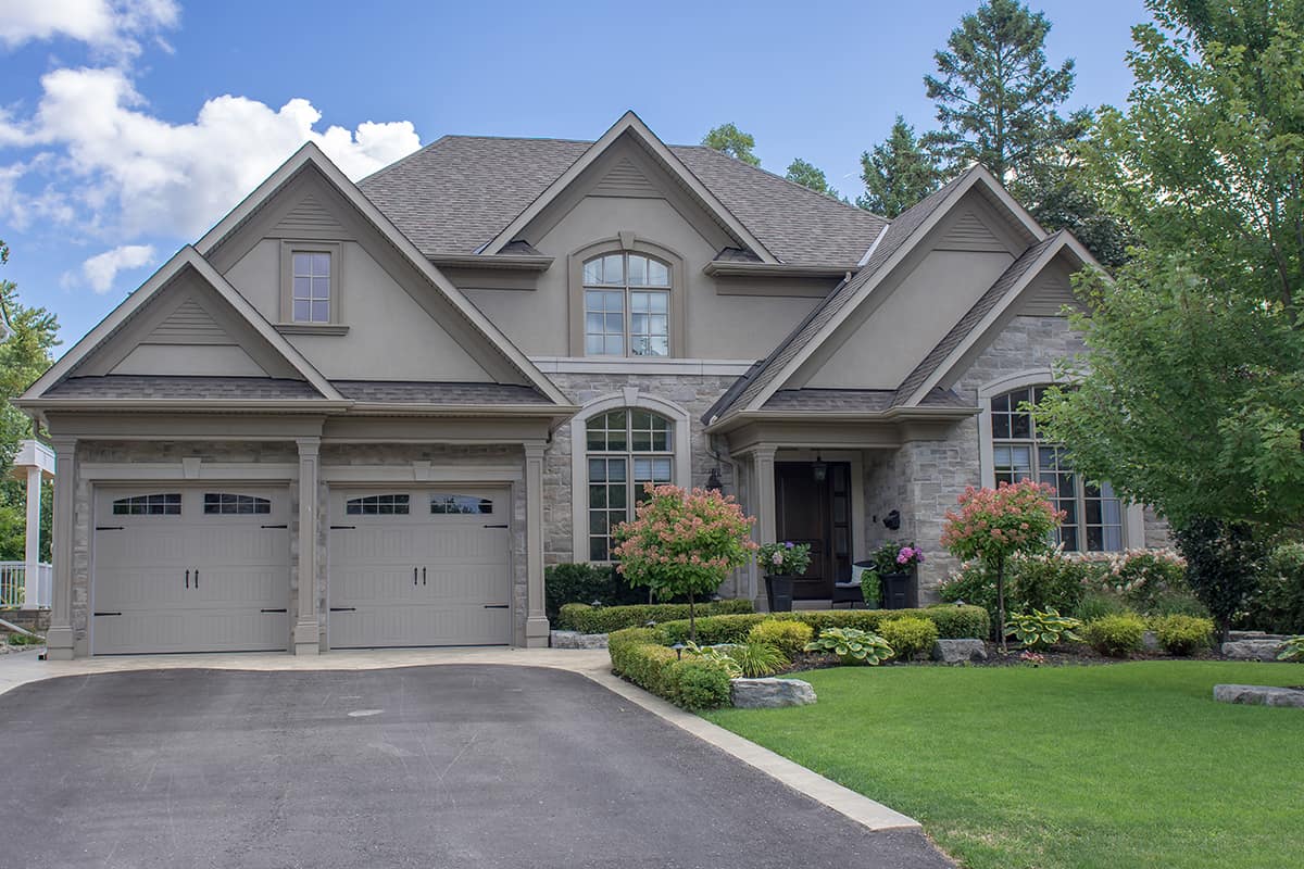 Tan Gray Roof