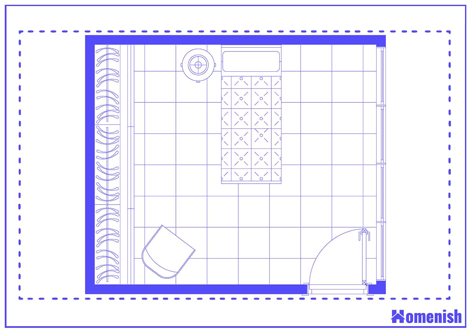 Unusable Bedroom Side Walls Layout