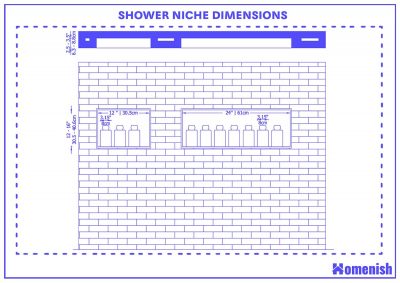 Shower Niche Dimensions and Guidelines - Homenish