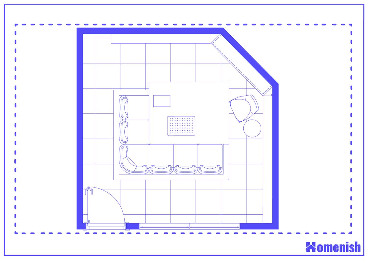 Accentuate Focal Points with Sectional